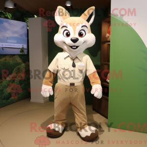 Maskotka Tan Fox w stylu...