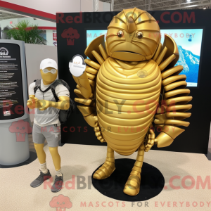 Guld Trilobite maskot...