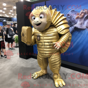 Gold Trilobite mascot...