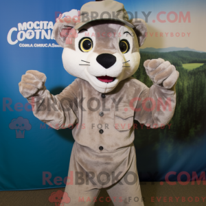 Silver Mountain Lion maskot...