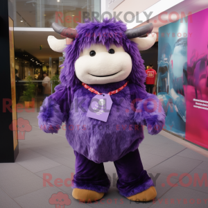 Disfraz de mascota Purple...