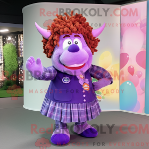 Disfraz de mascota Purple...