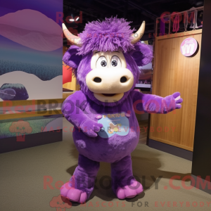 Disfraz de mascota Purple...