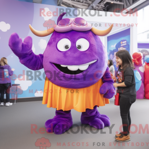Disfraz de mascota Purple...