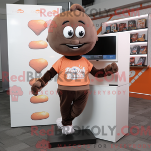 Peach Chocolate Bar mascot...