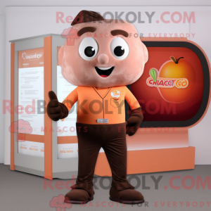 Peach Chocolate Bar mascot...