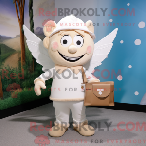 Cream Tooth Fairy mascot...