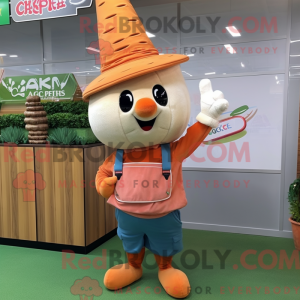 Peach Carrot Maskottchen...