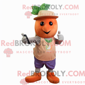 Peach Carrot Maskottchen...