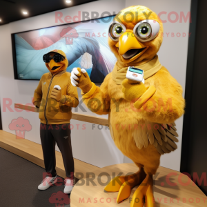 Gold Pheasant mascot...