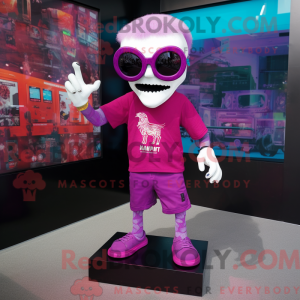 Personnage mascotte Magenta...