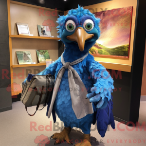 Blue Archeopteryx mascot...