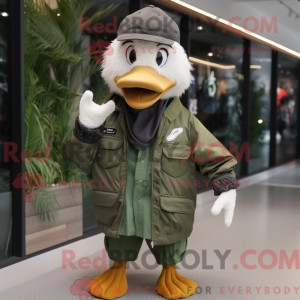 Postava maskota Olive Goose...