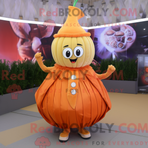 Orange Onion Maskottchen...