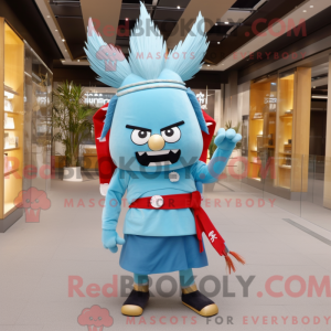 Sky Blue Samurai mascotte...