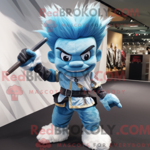 Sky Blue Samurai mascotte...