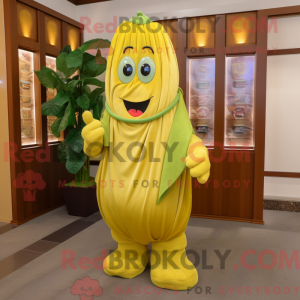 Gold Cucumber mascot...