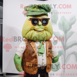 Rust Cabbage mascot costume...