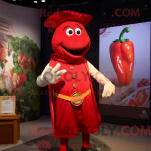 Red Pepper mascot costume...
