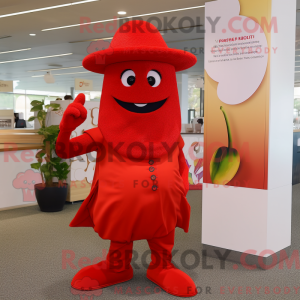 Red Pepper maskot kostume...