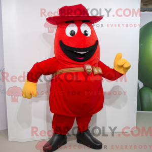 Red Pepper maskot kostume...