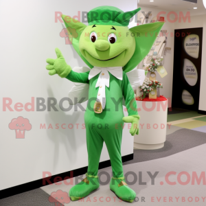 Green Tooth Fairy mascot...