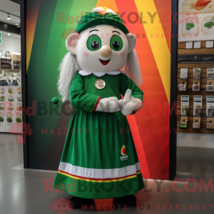 Irish Flag mascot costume...