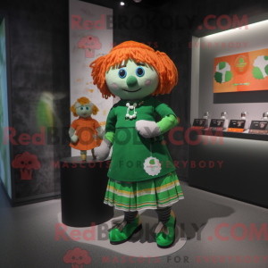 Irish Flag mascot costume...