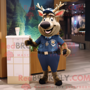 Disfraz de mascota Navy Elk...