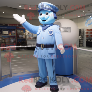 Sky Blue Police Officer...