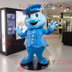 Costume mascotte d officier...