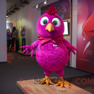 Disfraz de mascota Magenta...