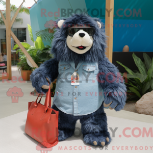 Máscara Navy Sloth Bear com...