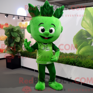 Forest Green Spinach mascot...