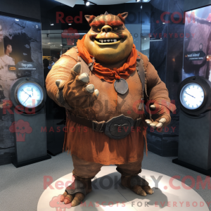 Rust Ogre mascot costume...