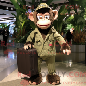 Máscara de Olive Monkey com...