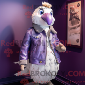 Lavender Dove mascot...