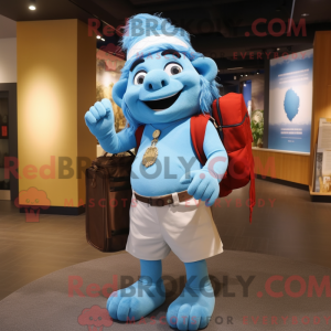 Sky Blue Chief mascotte...