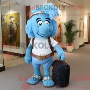 Sky Blue Chief mascot...