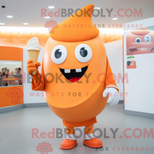 Orange Ice Cream mascot...