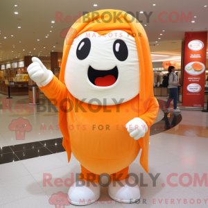 Orange Ice Cream mascot...