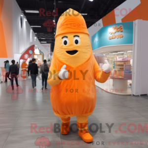 Orange Ice Cream maskot...