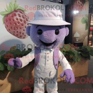 Lavendel bringebær maskot...