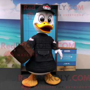Black Muscovy Duck mascot...