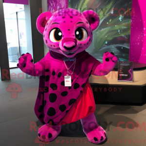 Magenta Jaguar mascot...