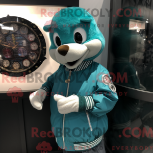 Teal Engagement Ring mascot...