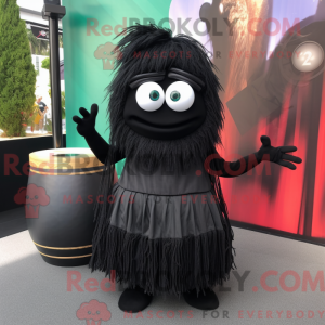 Sort spaghetti maskot...