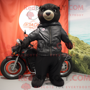 Personaggio mascotte Black...