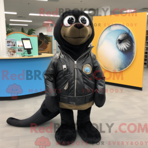 Personaggio mascotte Black...