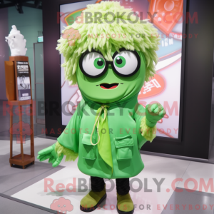 Green Ramen mascot costume...